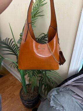 Steve Madden hobo Tan Leather Shoulder Bag